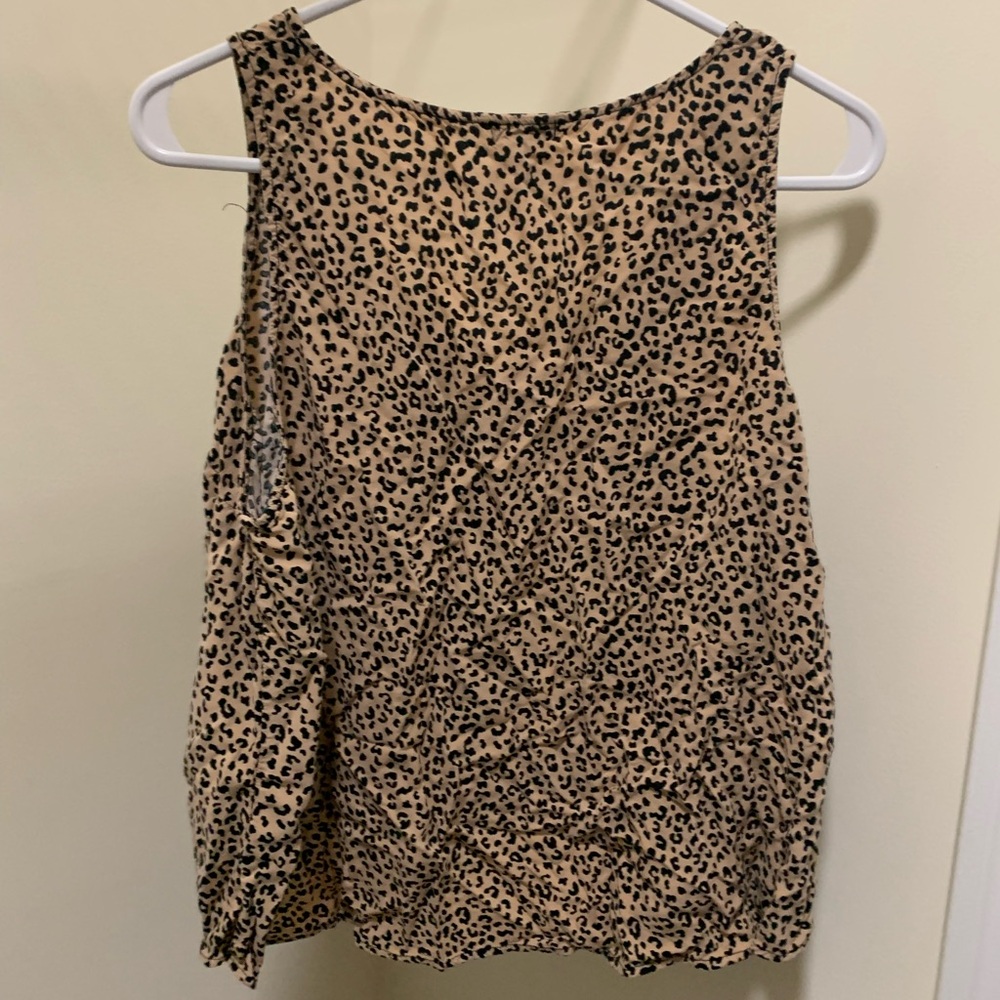 love, Fire Leopard Print Sleeveless Top - Picture 3 of 3